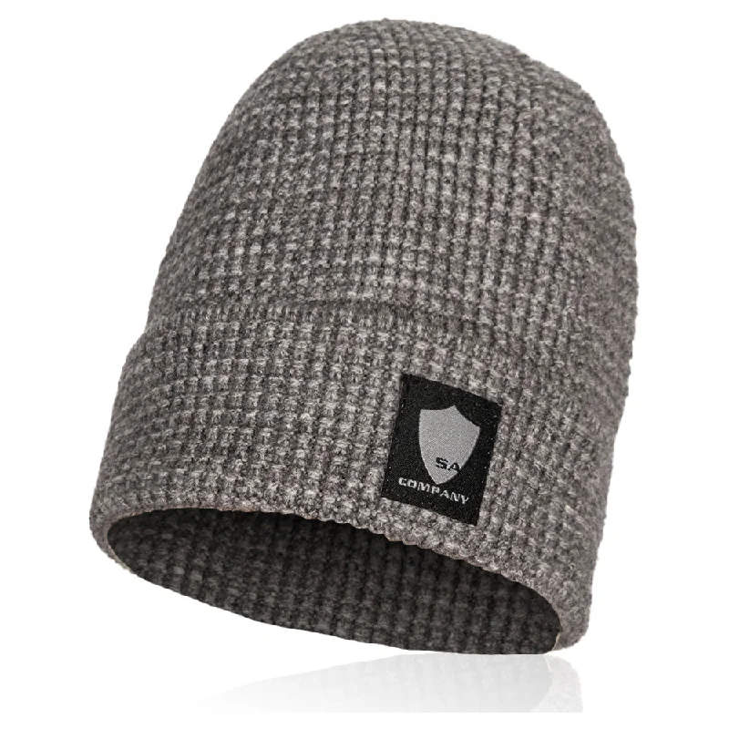 Ridge Beanie | SA Shield | Smokey Grey