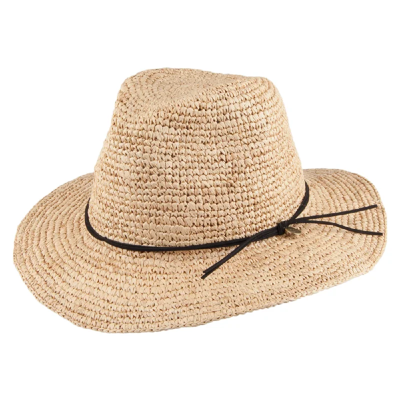 Barts Hats Celery Straw Fedora Hat - Natural