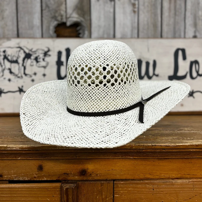 Twister White Twisted Weave 4 1/2" Brim