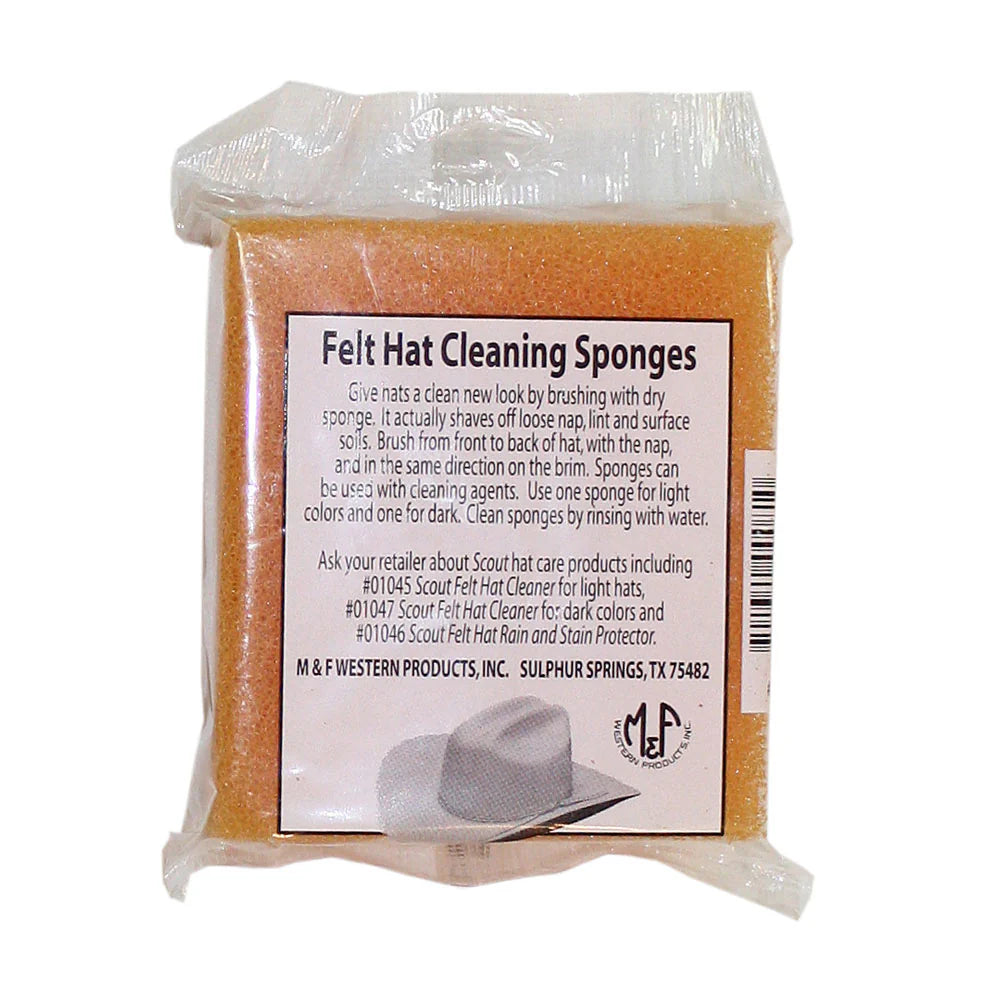 M & F Felt Cowboy Hat Cleaning Sponges 01032