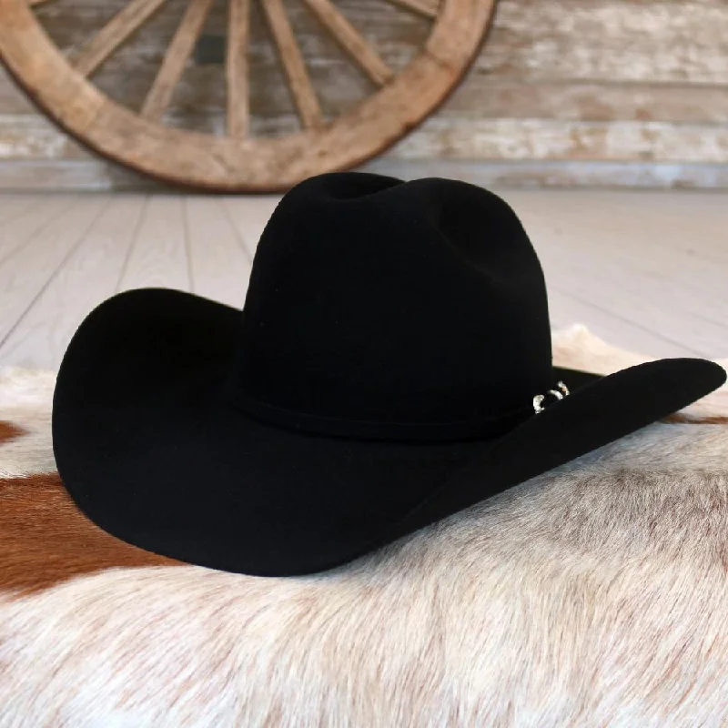 Stetson 5X Lariat Black Felt Cowboy Hat