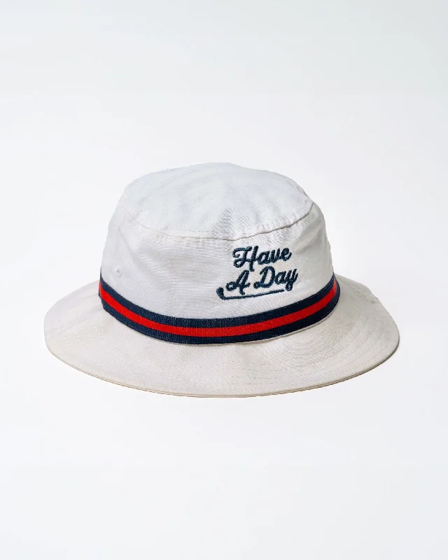 Have A Day Bucket Hat - Blue & Red