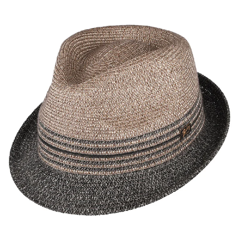 Bailey Hats Hooper Toyo Trilby Hat - Charcoal