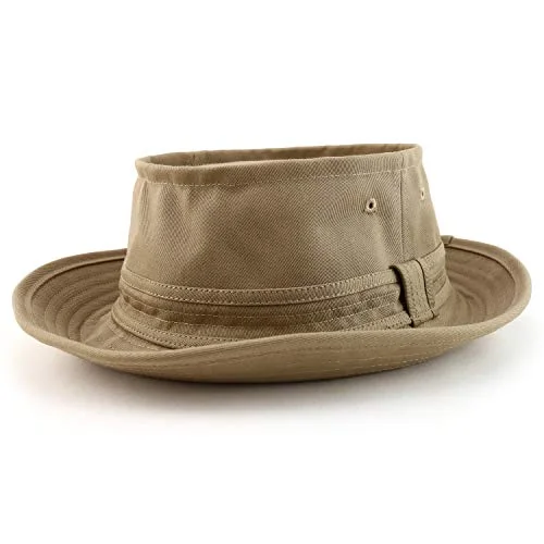 Roll Up Bucket Hat - Khaki