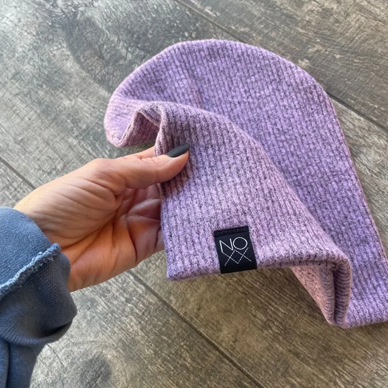 Light Purple | Cozy Ribbed Knit Beanie