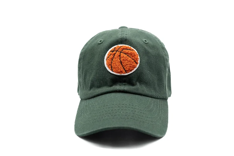 Hunter Green Hat + Terry Basketball