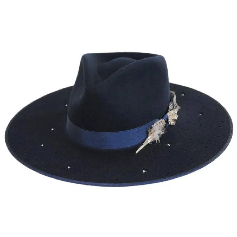 Stetson Night Sky S - Wide Brim Fedora Wool Felt Cowgirl Hat