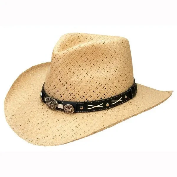 Jack Daniels Crisscross (JD03-705) – Shapeable Straw Cowboy Hat