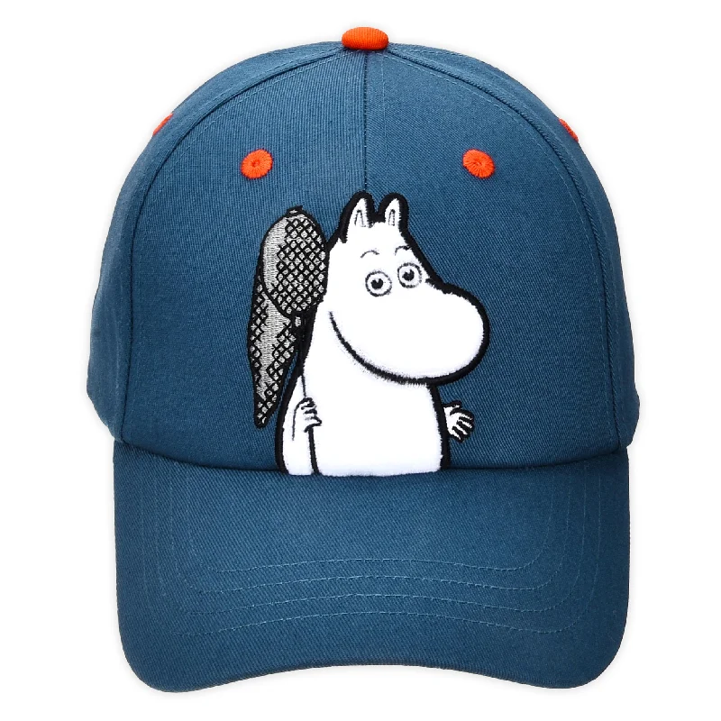 Moomintroll Big Character Kids Cap - Blue