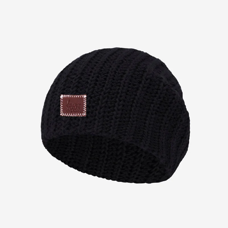 Toddler Black Beanie