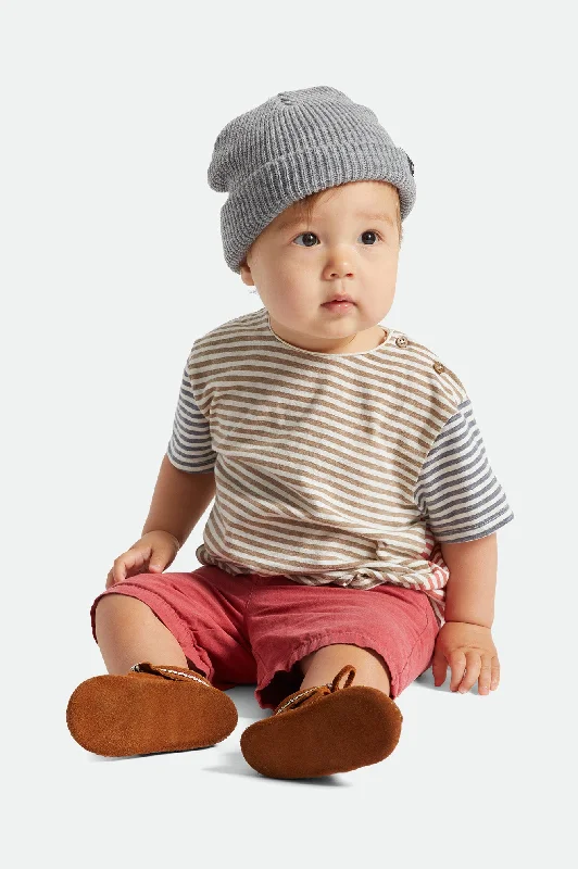 Baby Heist Beanie - Light Heather Grey