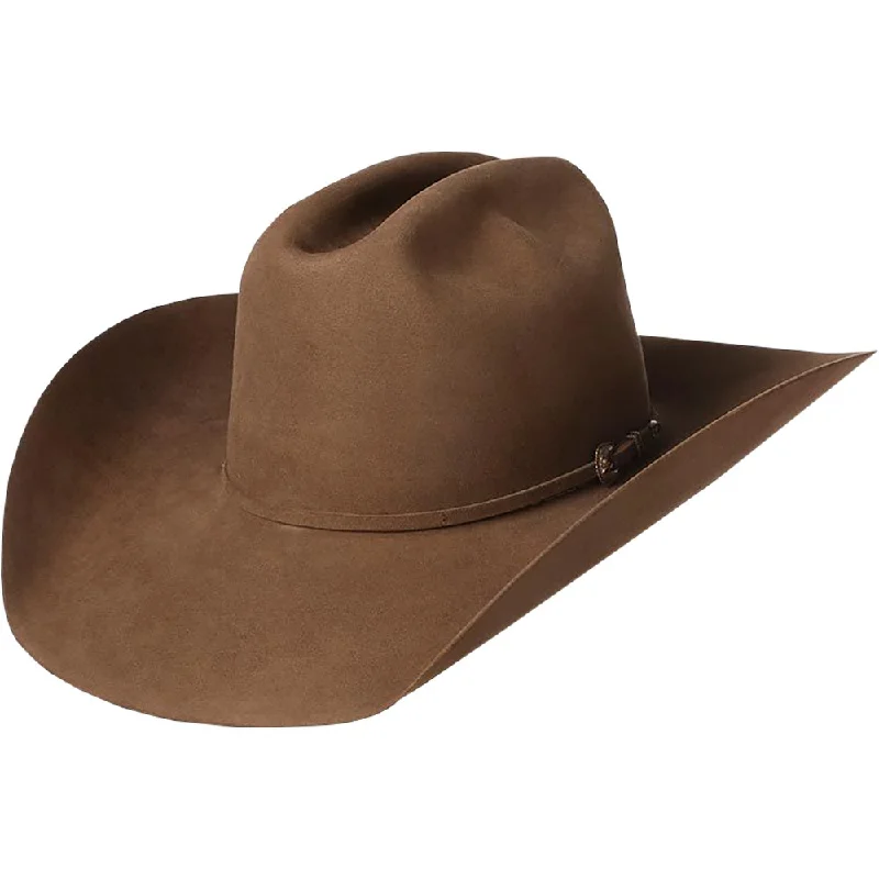 American Hat Co 200x Pecan 4-1/4" Brim Felt Open Crown Cowboy Hat