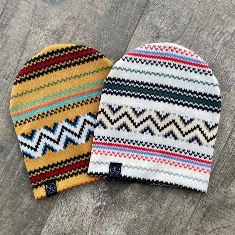 Fair Isle | Sweater Knit Beanies