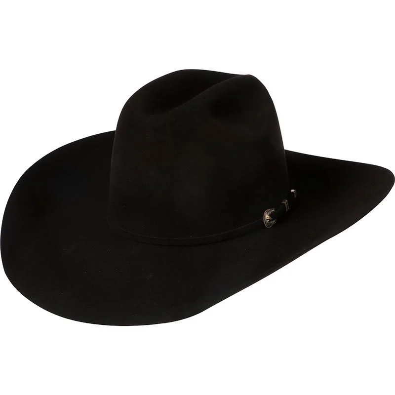 Amercian 500X Black 4-1/4" Brim Felt Cowboy Hat