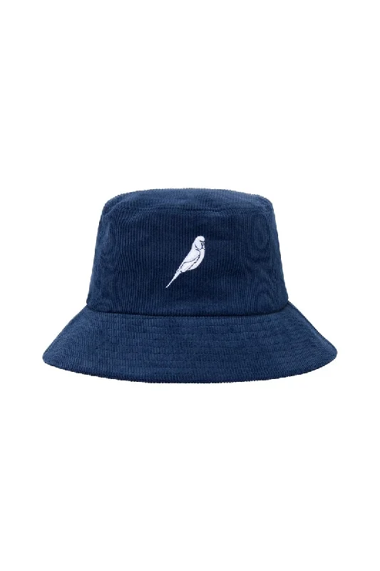 Bucket Hat in Navy Corduroy