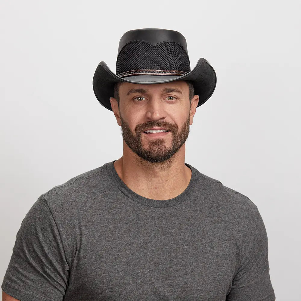 Durango | Mens Leather Cowboy Hat