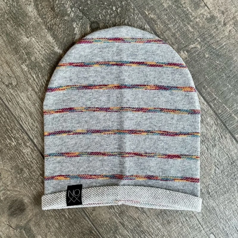 Southwestern Stripes Grey | Signature Style Beanie