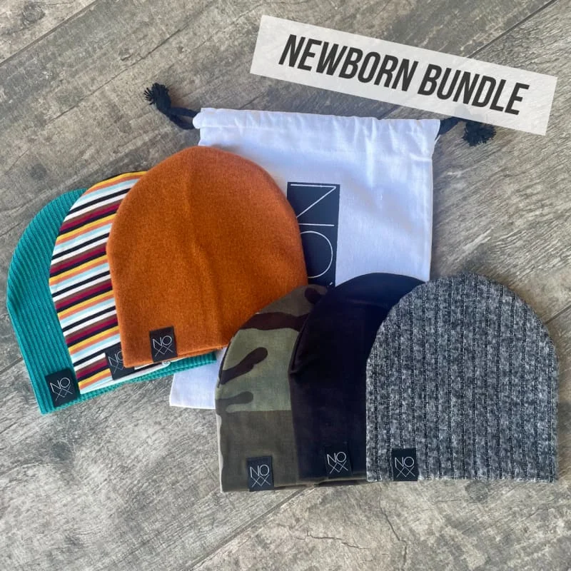 6pc Newborn Beanie Bundle ($95 Value)