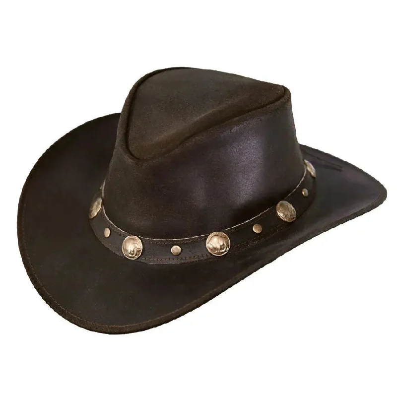 Outback Rawhide - Leather Outdoorsman Hat