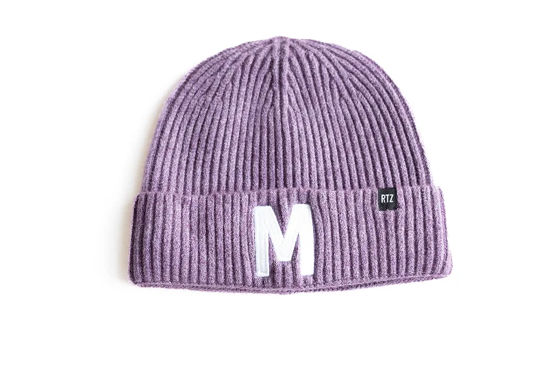 Heather Purple Beanie