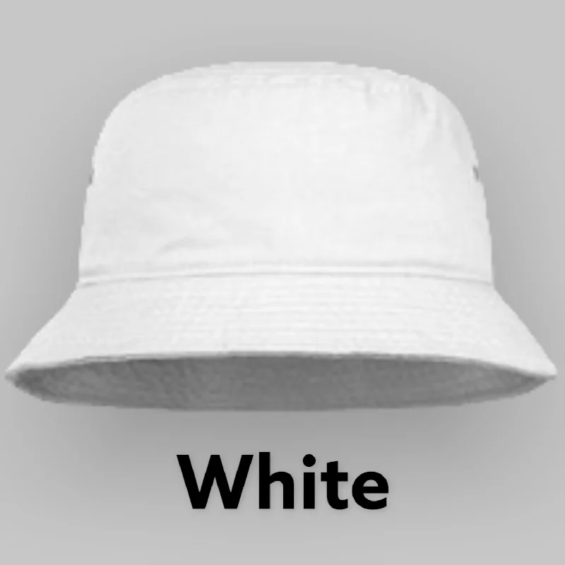 White Bucket Hat