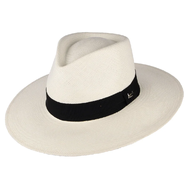 Whiteley Hats Aintree Panama Fedora Hat - Bleach