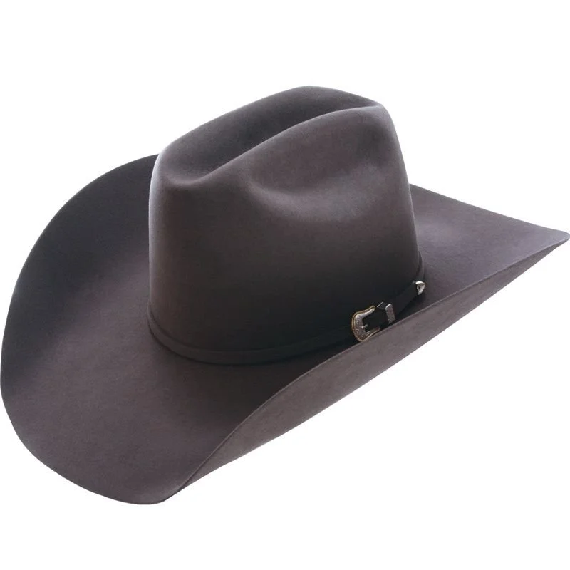 American 10X Steel Open Crown Felt Cowboy Hat