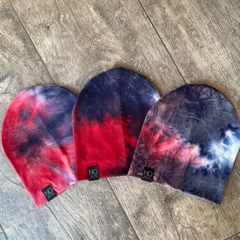 Summer Tie-Dye (USA Version) | Jersey Knit Beanie