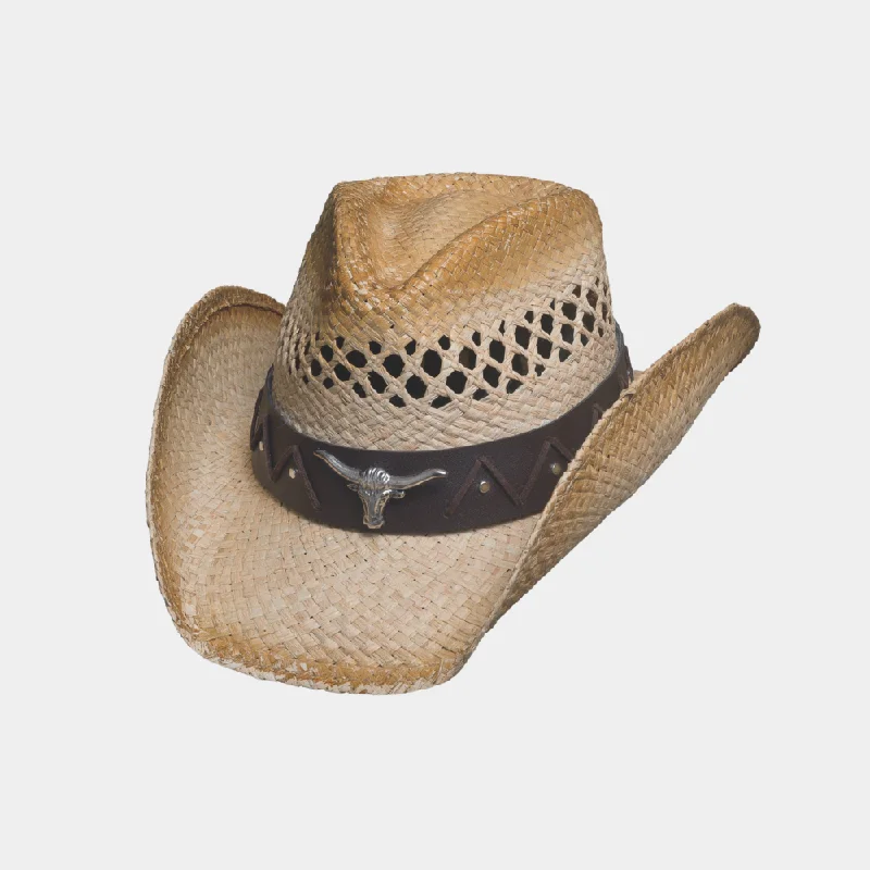 Bullhide Texas Ranch Raffia Straw Cowboy Hats