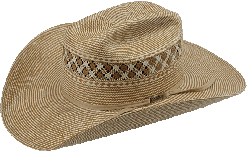 American Hat Co Vented Straw Cowboy Hat 1044