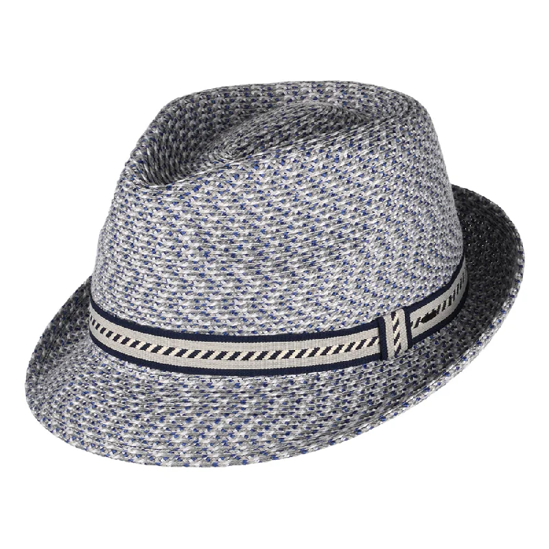 Bailey Hats Mannes Trilby Hat - Navy-Cream