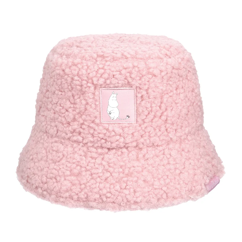 Moomintroll Happy Bucket Hat Fluffy - Pink