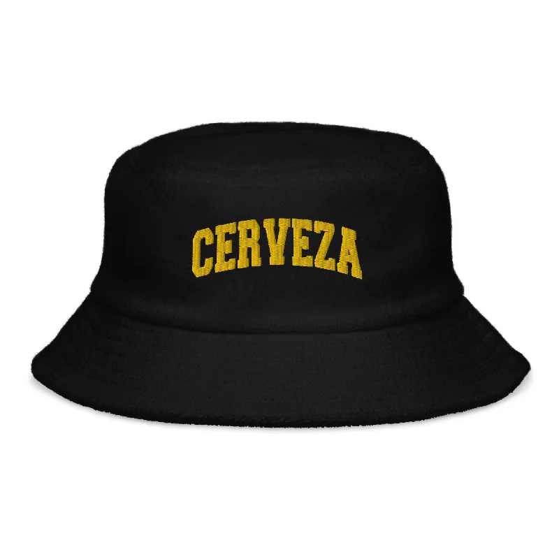 Cerveza terry cloth bucket hat