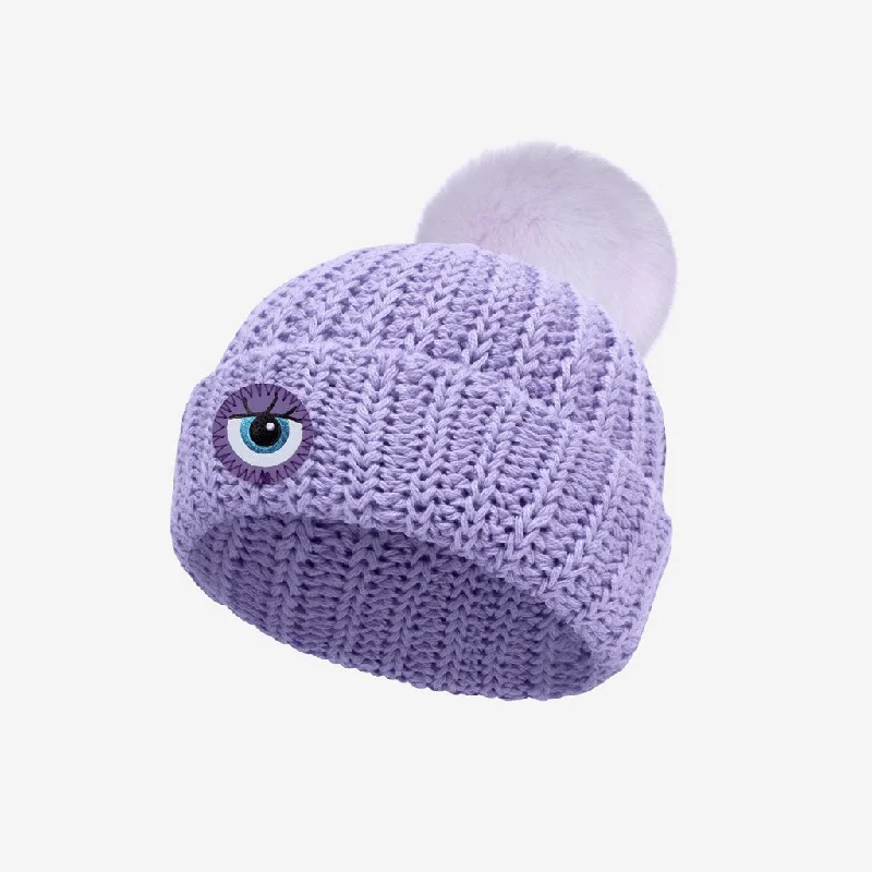 Monsters Inc Celia Lavender Baby Pom Beanie